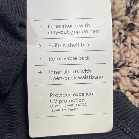 🆕 All in Motion Black Knit Slit Active Mini Dress Size Small | NWT - Picture 8 of 10